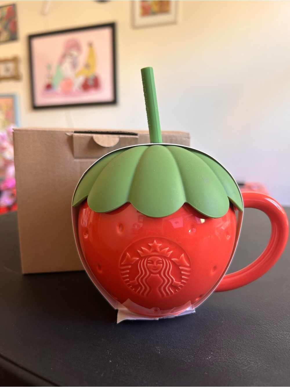Starbucks Vietnam Exclusive Taste Like Summer Strawberry Ceramic Mug